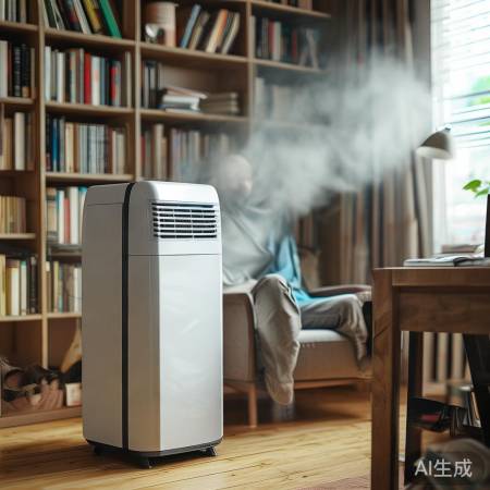 便携空调多用途，清凉书房乐无边