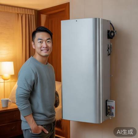 壁挂炉安装成功，心情美滋滋