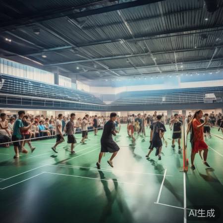 夏日空调羽毛球馆，挥汗好去处