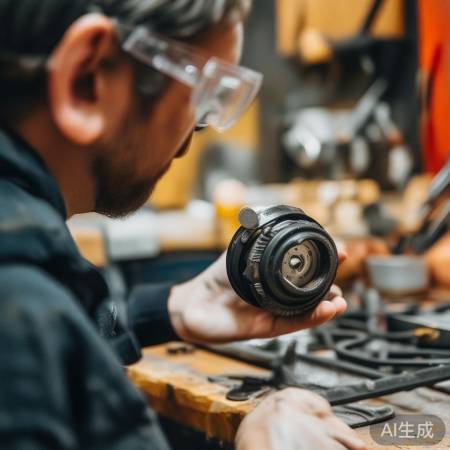 检查新燃气盖,安全重装