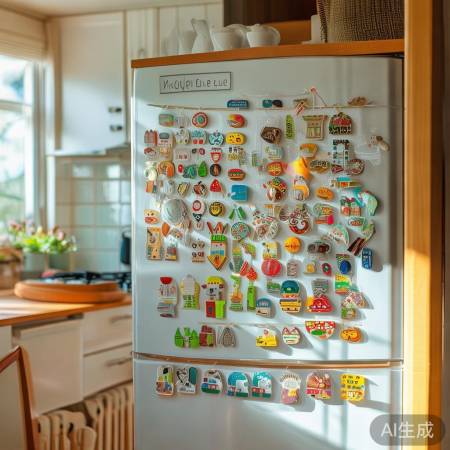 钟薛高冰箱贴，家居亮色神器