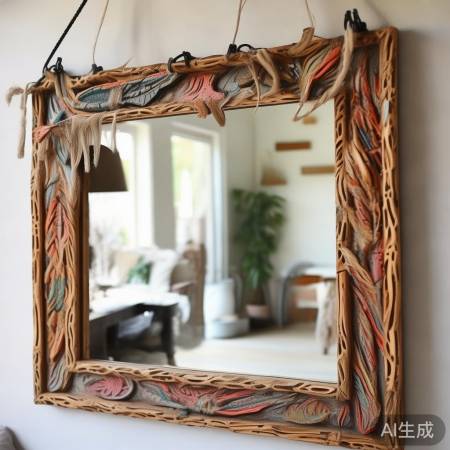 装饰镜子，个性家居风景